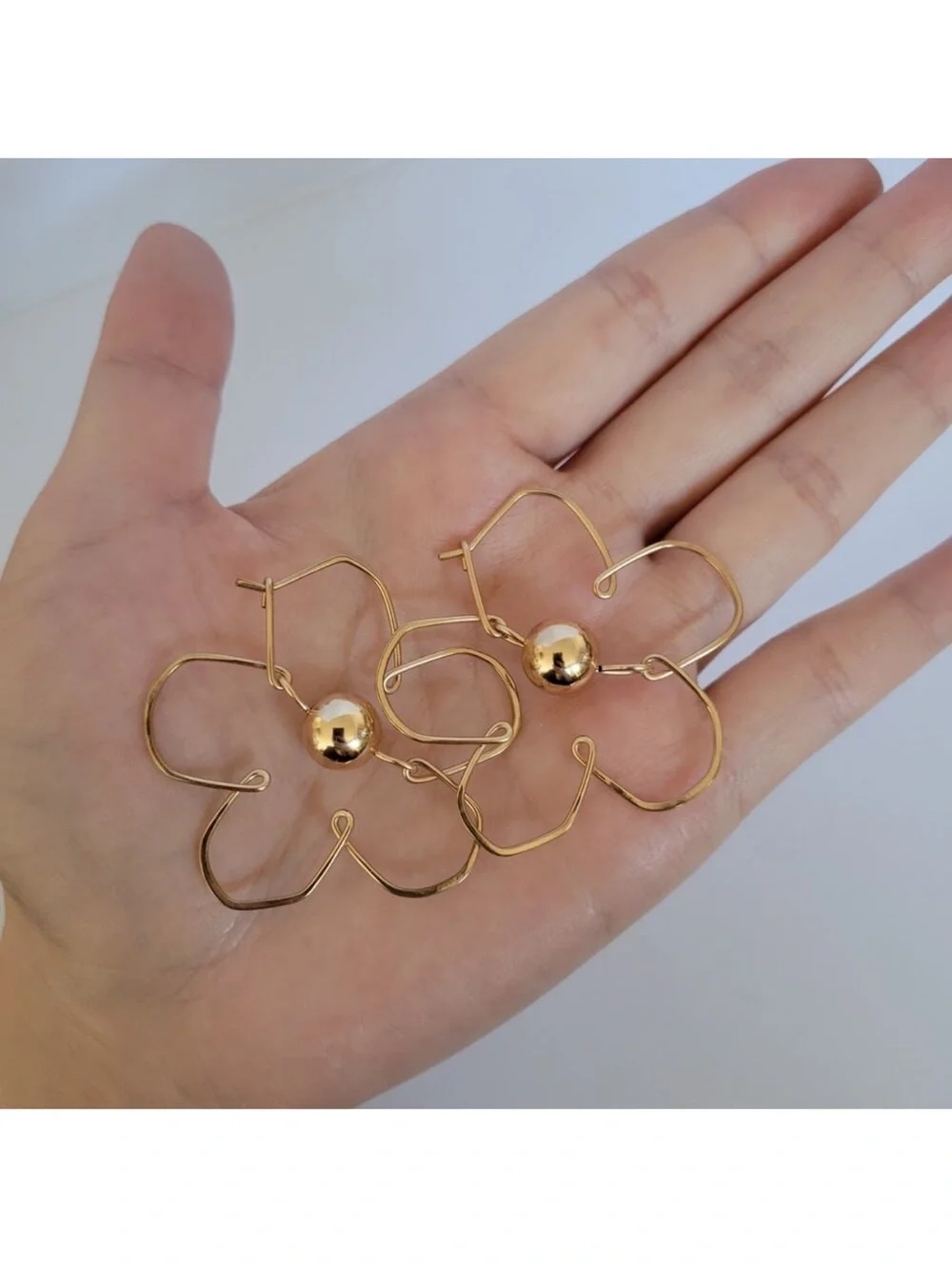 Rackk and Ruin Gold Daisy Earrings